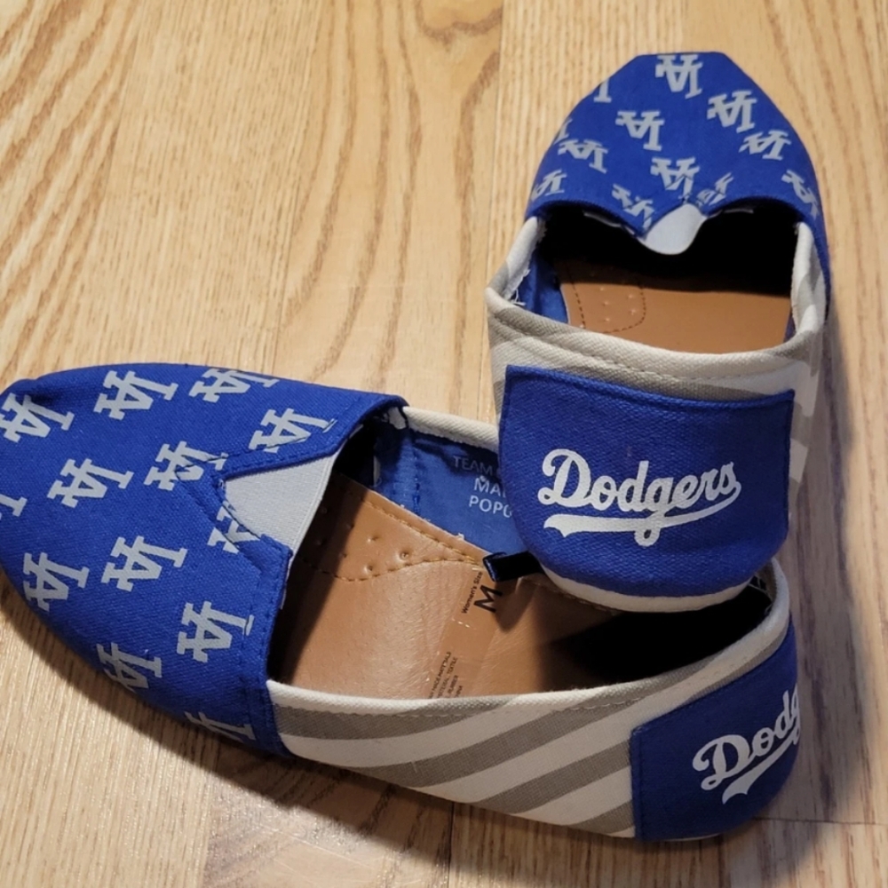 Los Angeles Dodgers Shoes Women's Size: Medium Slip On Baseball